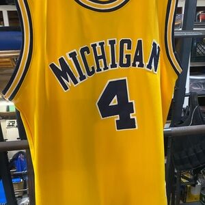 Chris Webber college Michigan,stitched jersey